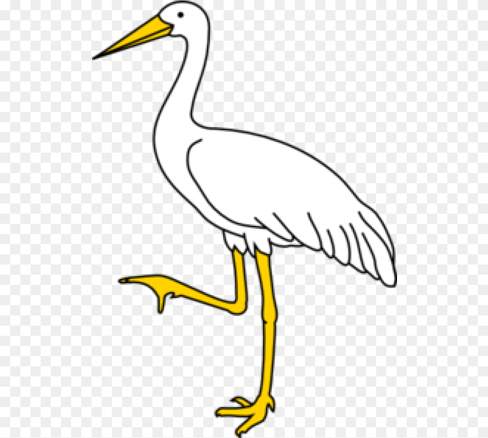 Crane Bird Clipart Clip Art Of Crane Bird, Animal, Crane Bird, Stork, Waterfowl Free Transparent Png