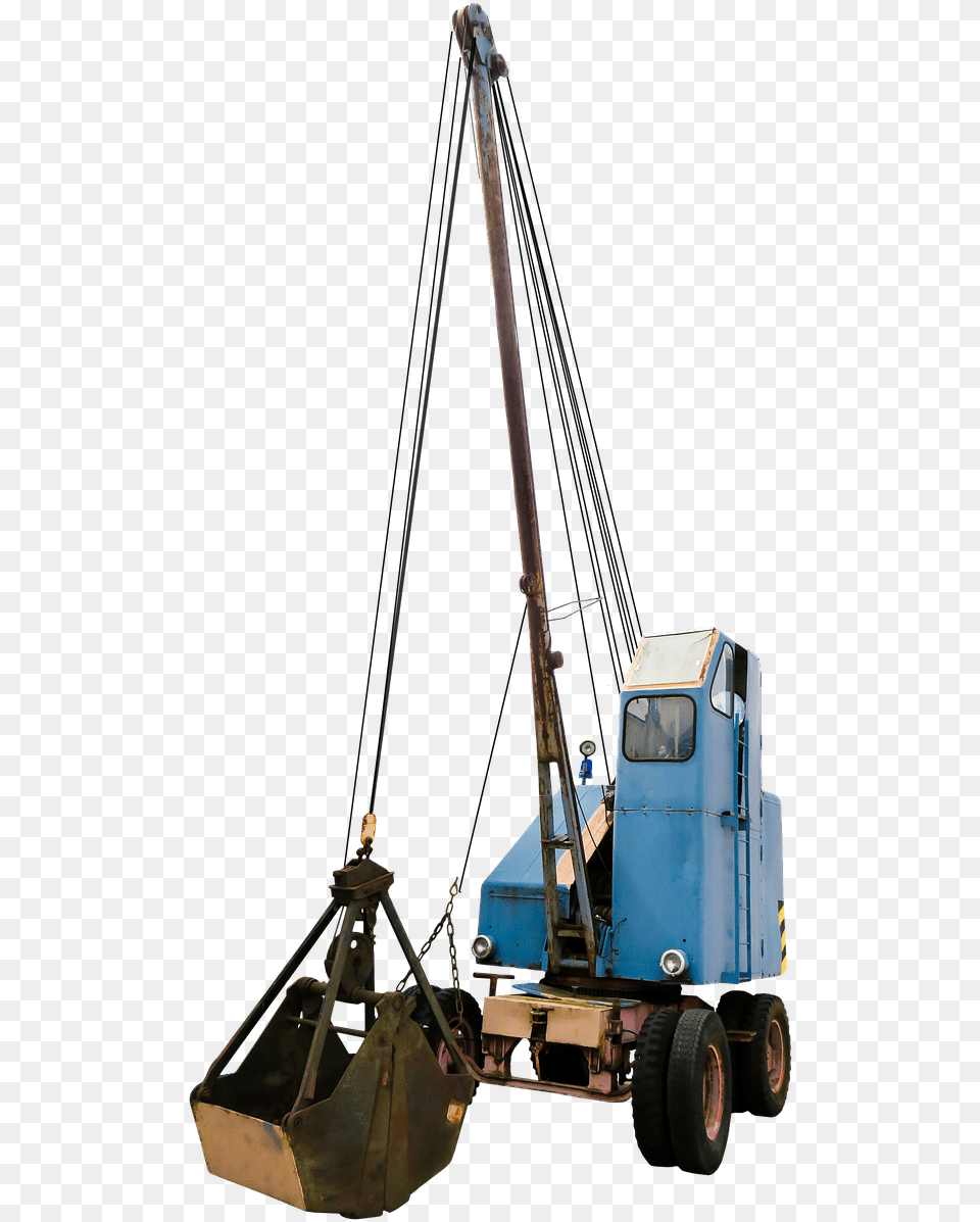 Crane Blue Portable Network Graphics, Construction, Construction Crane, Machine, Wheel Free Png Download