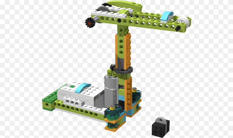 Crane Bricksafe Construction Set Toy, Construction Crane Free Transparent Png