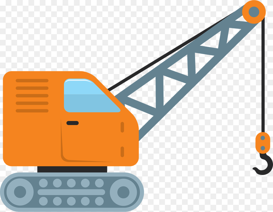 Crane Clipart, Construction, Construction Crane, Device, Grass Free Png