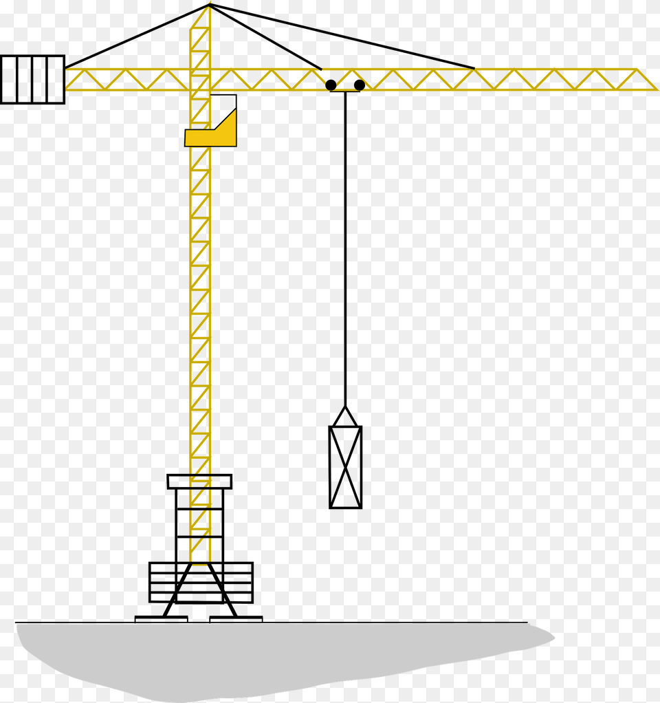 Crane Clipart, Construction, Construction Crane, Cross, Symbol Free Transparent Png