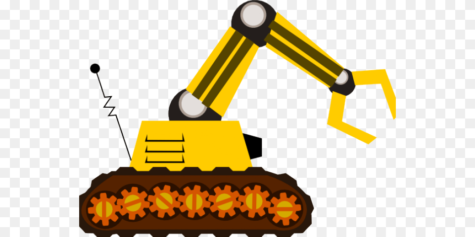 Crane Clipart Cartoon Construction Machine Clipart, Bulldozer Free Transparent Png