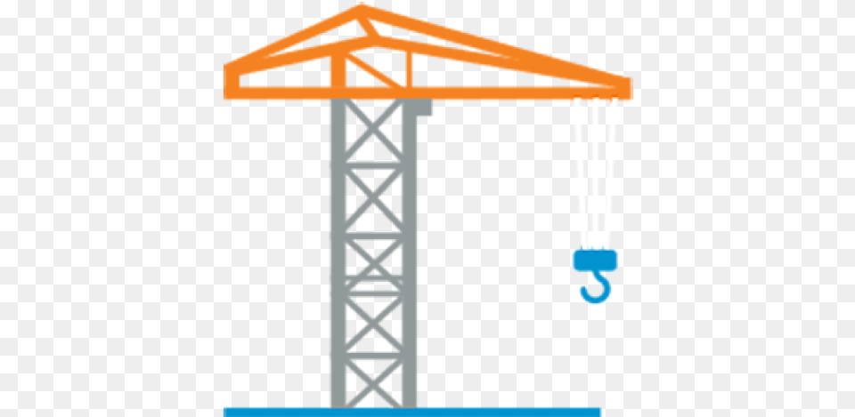 Crane Clipart Vertical White Tower Crane Transparent Tower Crane Transparent, Construction, Construction Crane Png