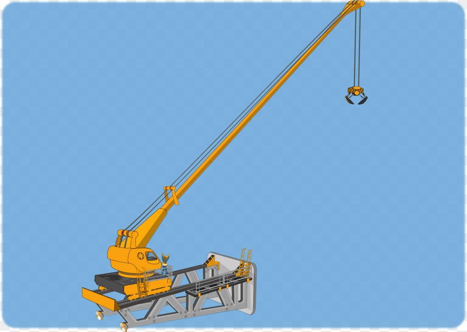 Crane Drawing Construction Machine Painting Clip Art, Construction Crane, Bulldozer Png