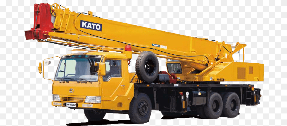 Crane Kato Crane, Construction, Construction Crane, Bulldozer, Machine Free Png Download