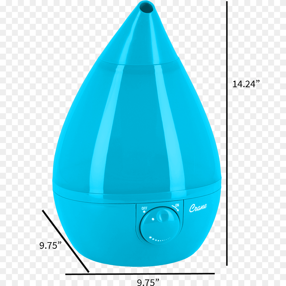 Crane Teardrop Cool Mist Humidifier, Turquoise Free Png Download