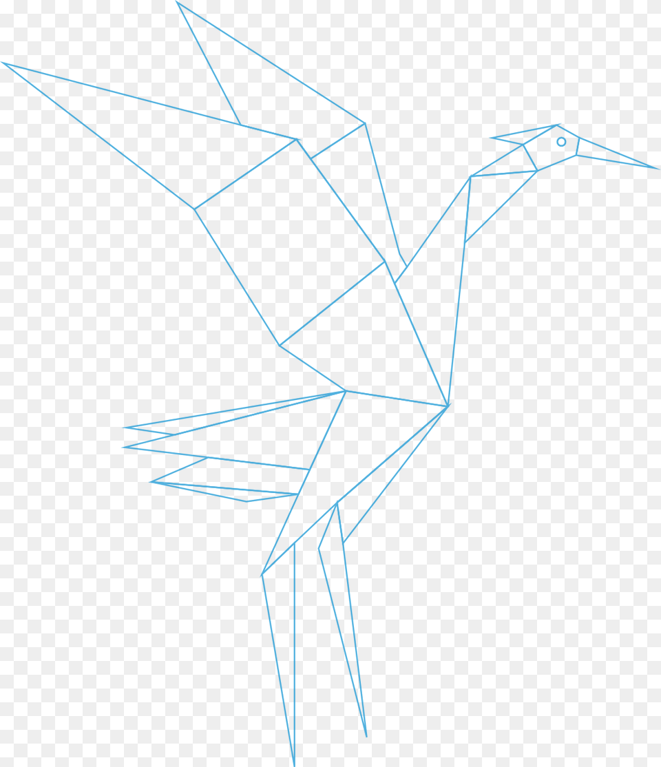 Crane Transp Slider Origami Paper, Art Free Transparent Png