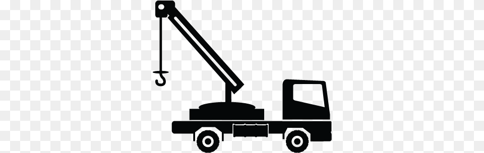 Crane Vehicle Transport Truck Icon Crane, Grass, Lawn, Plant, Tow Truck Free Png Download