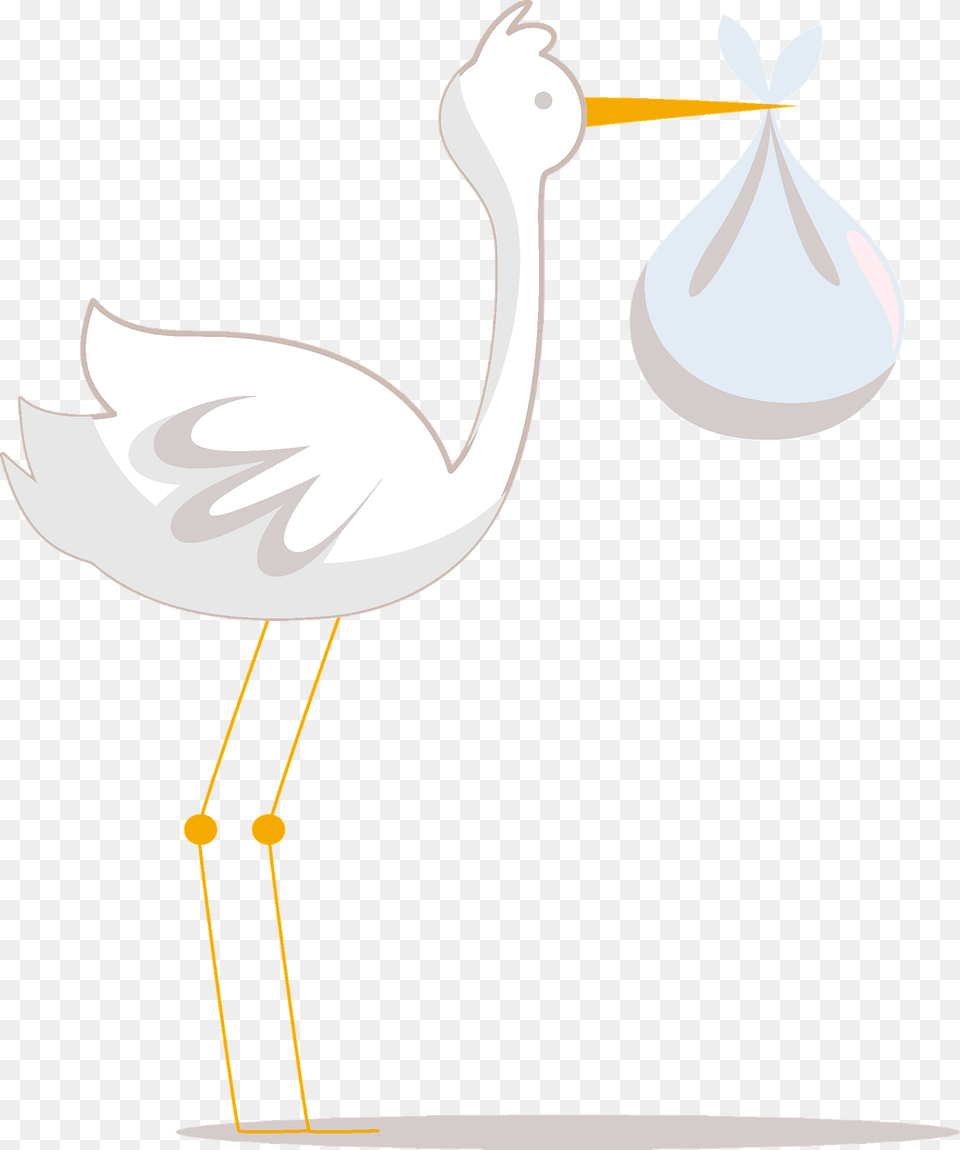 Crane With A Baby Clipart, Animal, Bird, Crane Bird, Waterfowl Free Png Download