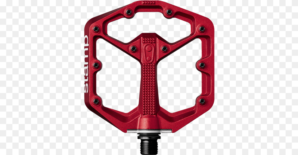 Crank Brothers Stamp Pedals Red Crank Brothers Stamp Large Red, Pedal, Blade, Razor, Weapon Free Png