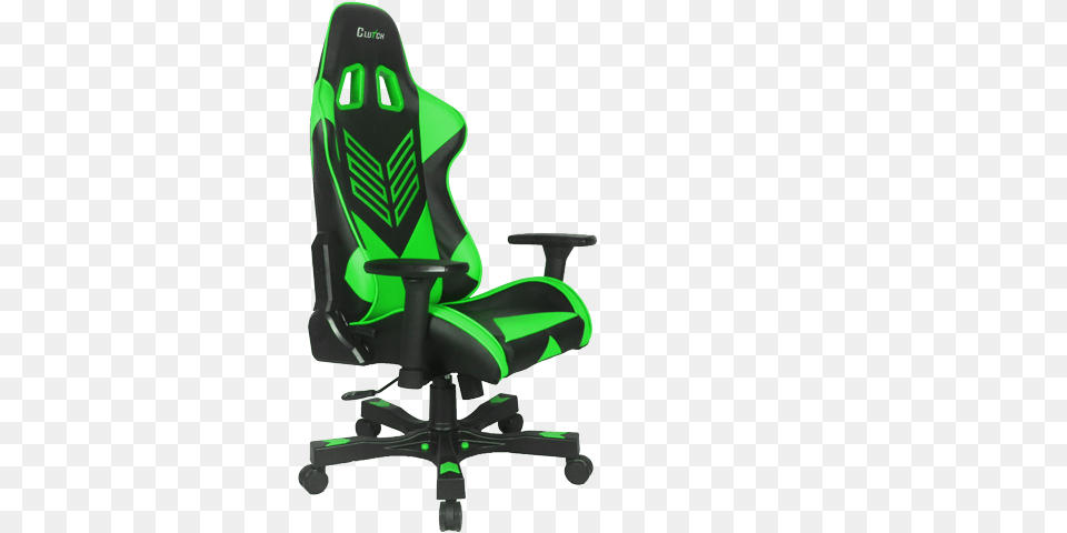 Crank Series Onylight Edition Green Gaming Chair Dxracer Green Gaming Chair, Cushion, Home Decor, Furniture, Headrest Free Transparent Png
