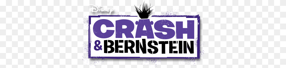 Crash Amp Bernstein Crash And Burn Disney Xd, Sticker, Scoreboard, Text Free Png Download
