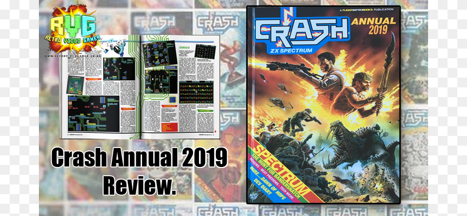 Crash Annual 2019 Review Oliver Frey, Publication, Book, Comics, Person Png Image