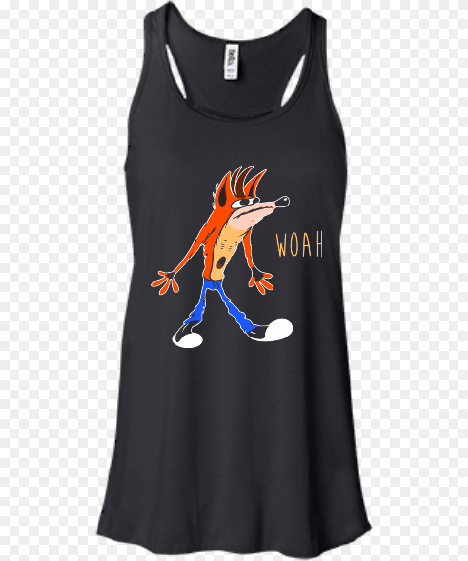 Crash Bandicoot, Clothing, Tank Top, Adult, Female Free Transparent Png