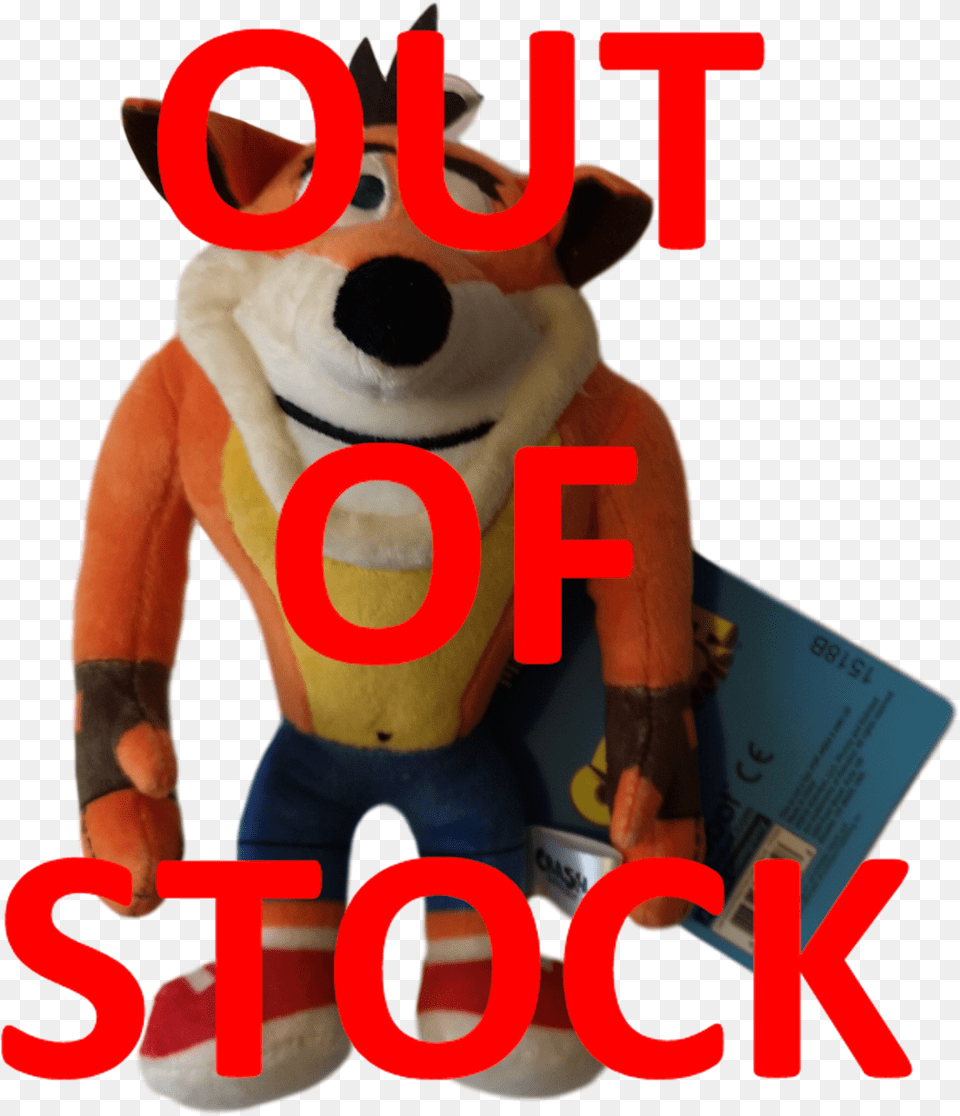 Crash Bandicoot 8quot Phunny Plush, Toy, Publication, Book Png