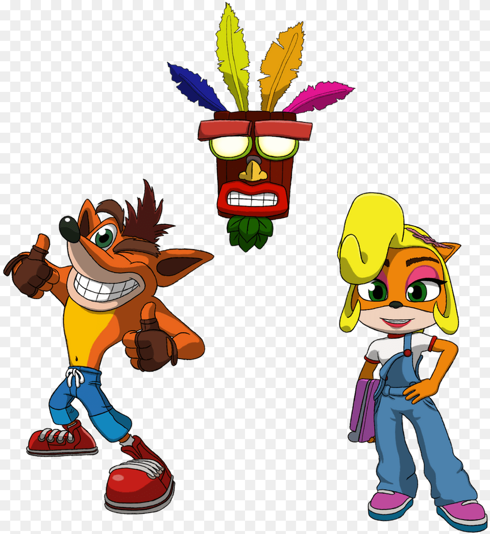 Crash Bandicoot Aku Aku Fan Arts, Person, Face, Head, Cartoon Free Transparent Png