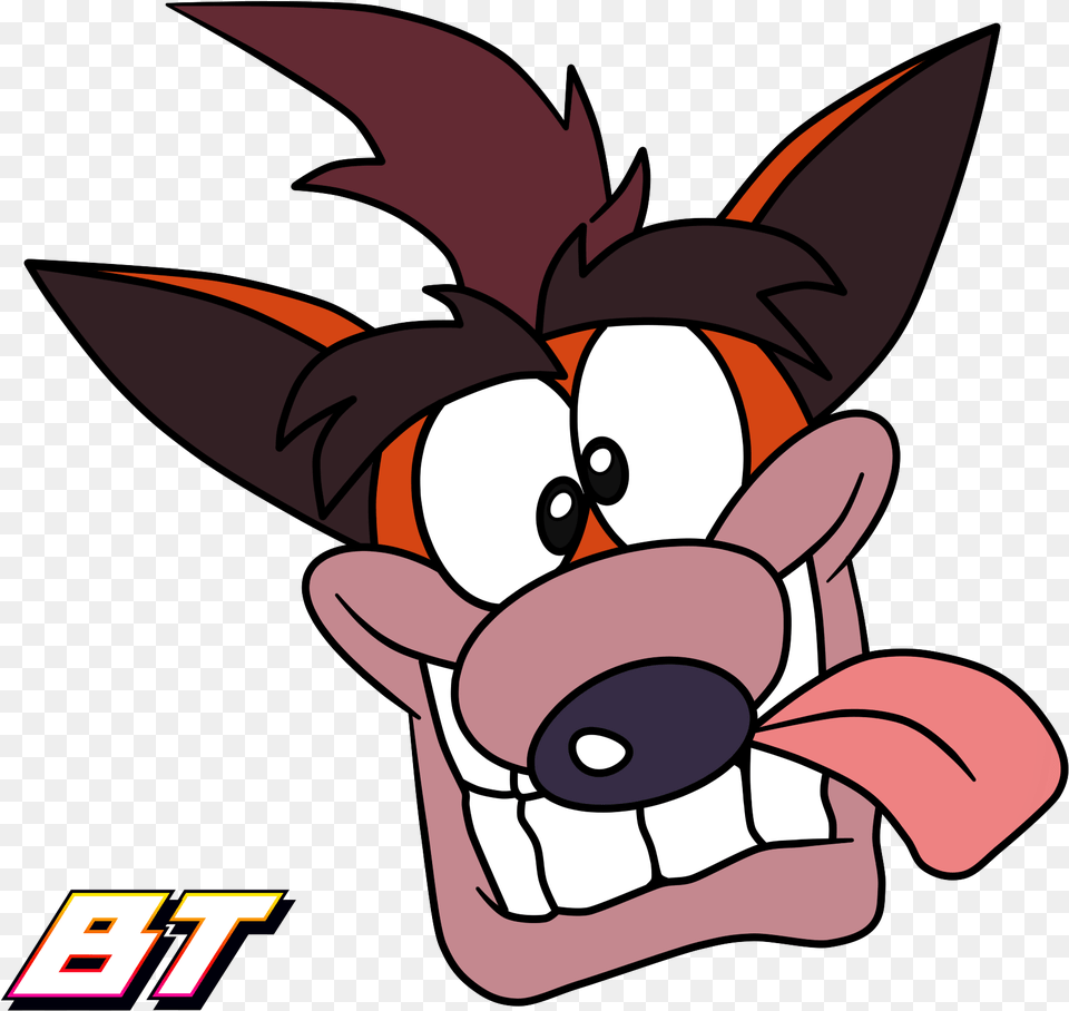 Crash Bandicoot Crash Bandicoot Crash Face, Cartoon, Animal, Fish, Sea Life Free Transparent Png