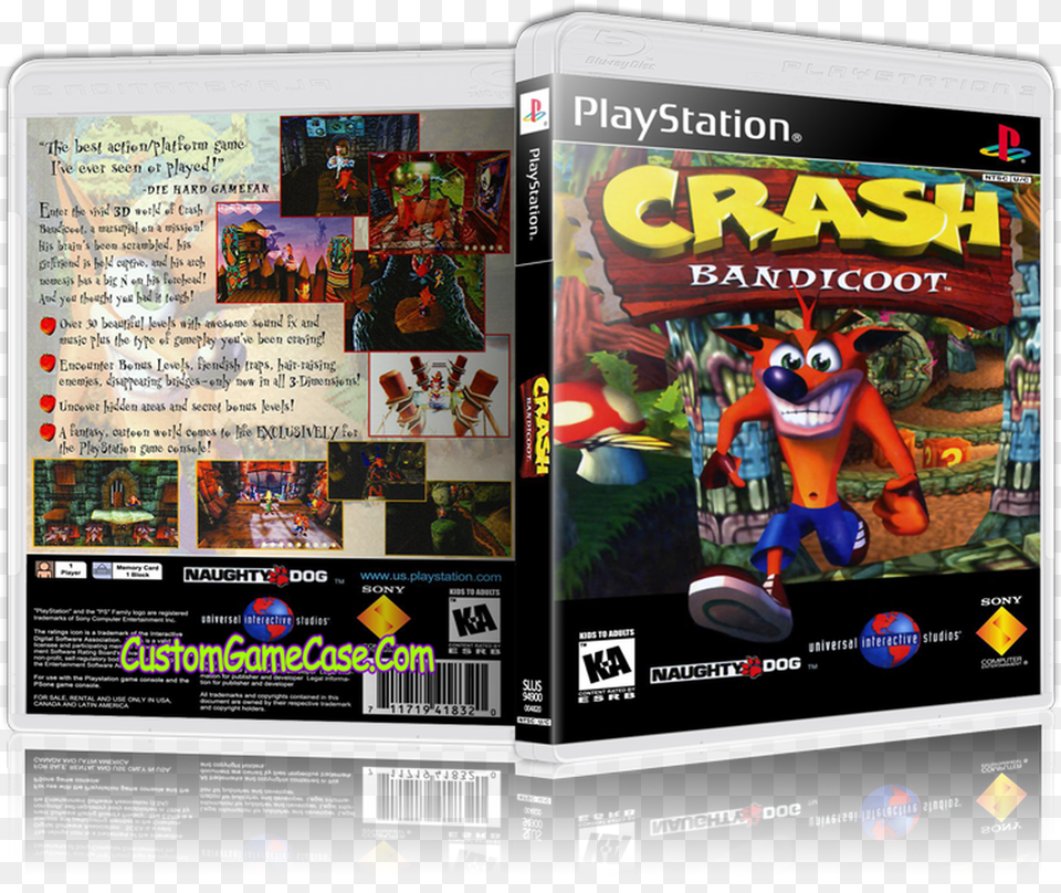Crash Bandicoot Front Cover, Toy, Person, Publication, Book Free Png Download