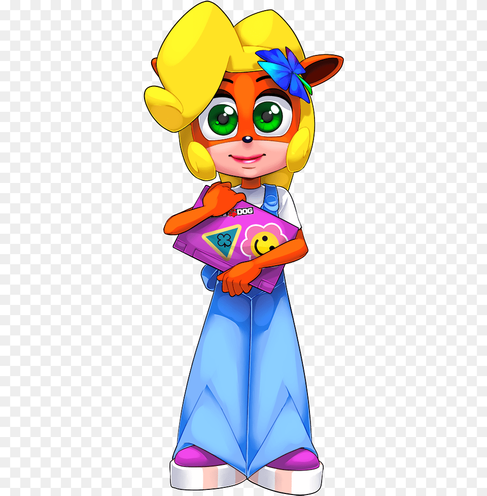 Crash Bandicoot Girl, Baby, Person, Face, Head Free Transparent Png