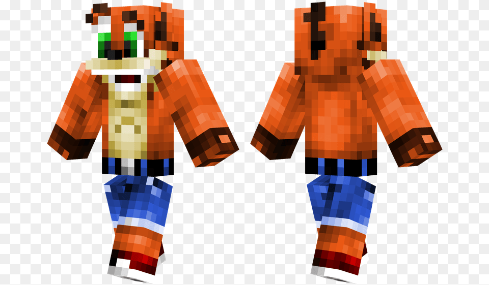 Crash Bandicoot Mcpe Skin, Person Free Png