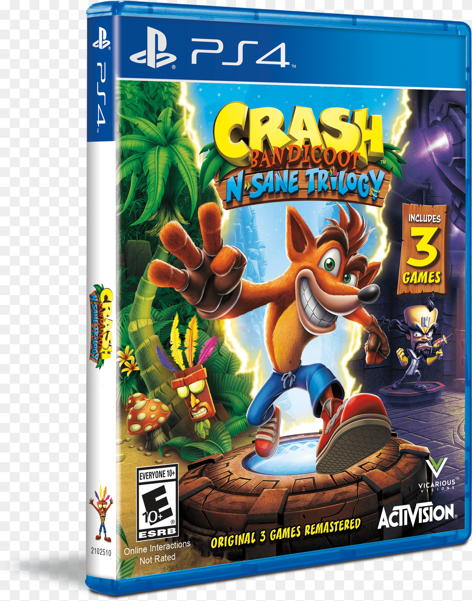 Crash Bandicoot N Sane Trilogy, Person, Game Png Image