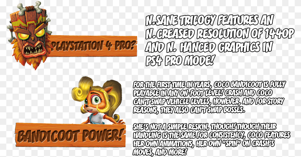 Crash Bandicoot N Sane Trilogy All Powers, Emblem, Symbol, Baby, Person Png Image