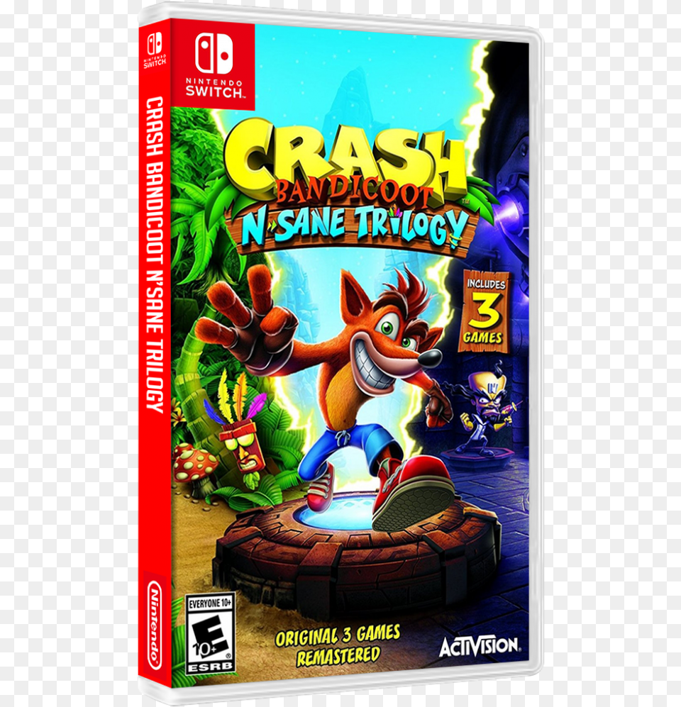 Crash Bandicoot N Sane Trilogy Juegos Para Nintendo Switch, Toy, Adult, Female, Person Free Transparent Png