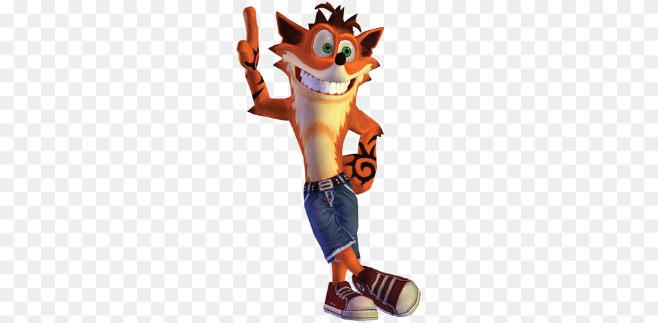 Crash Bandicoot Of The Titans Render Crash Bandicoot, Baby, Person, Mascot Png Image