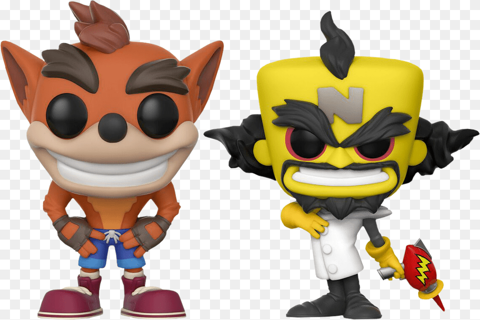 Crash Bandicoot Pop Head, Toy, Mascot Free Png Download