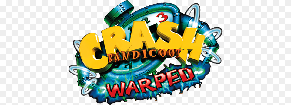 Crash Bandicoot Warped Logo, Dynamite, Weapon Png Image