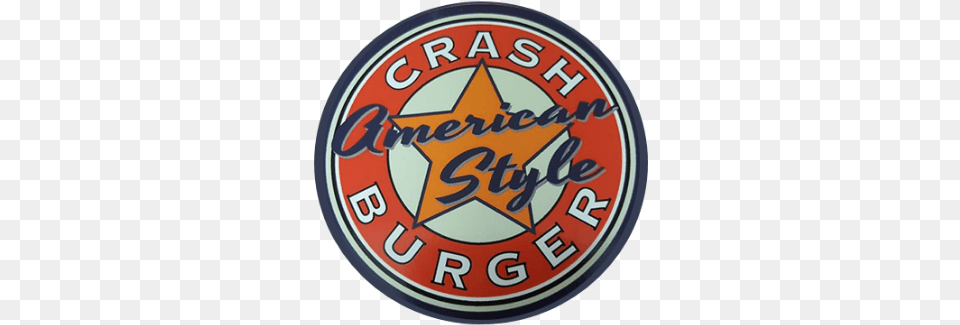 Crash Burger Smashburger Logo, Badge, Symbol, Emblem, Can Png Image