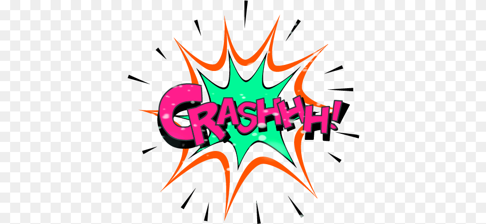 Crash Crash Accident Collision Car Crashhh Collision Comic, Light, Logo, Leaf, Plant Png