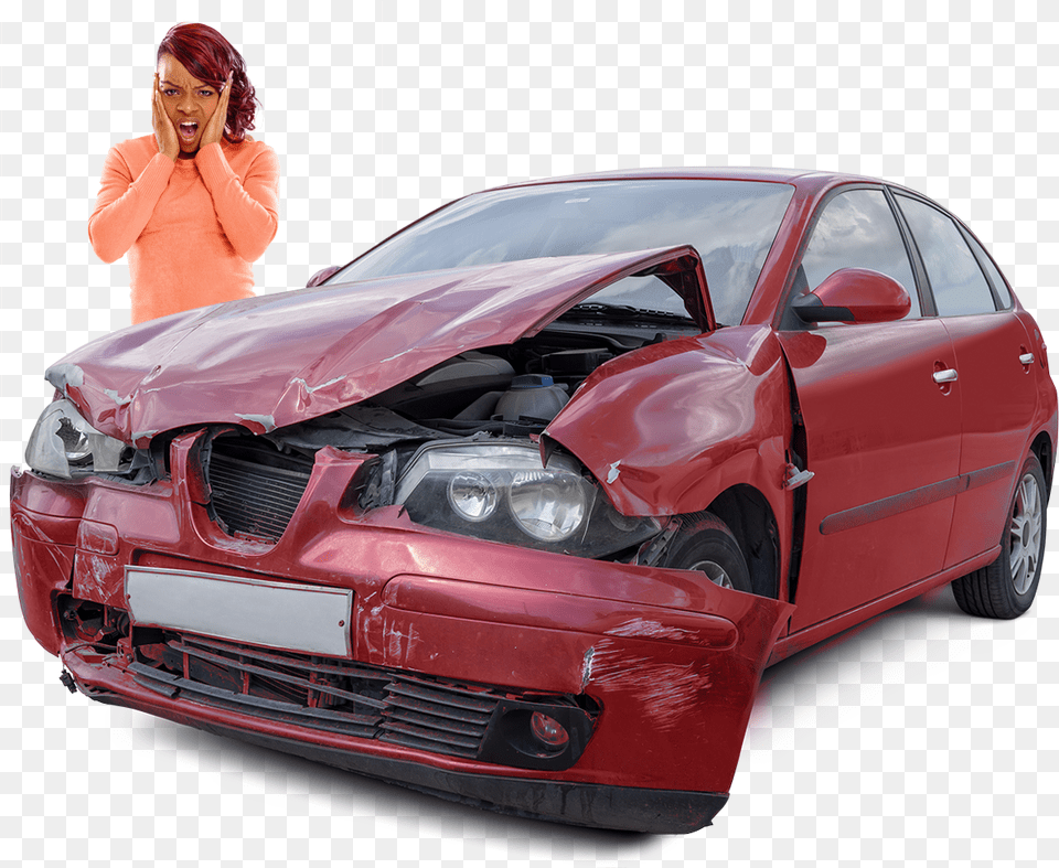 Crash Executive Car, Adult, Vehicle, Transportation, Person Png Image