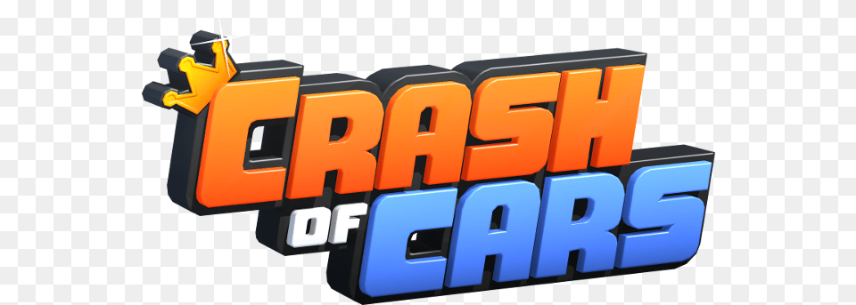 Crash Of Cars Logo, Bulldozer, Machine, Art, Text Free Png Download