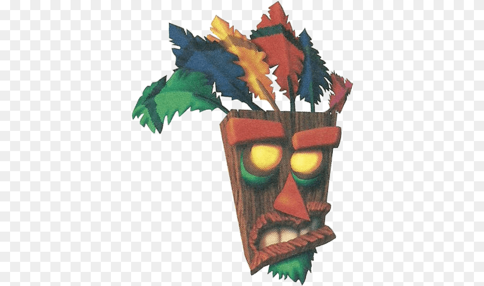 Crash Team Racing Demo Aku Aku Crash Bandicoot, Architecture, Emblem, Pillar, Symbol Free Png