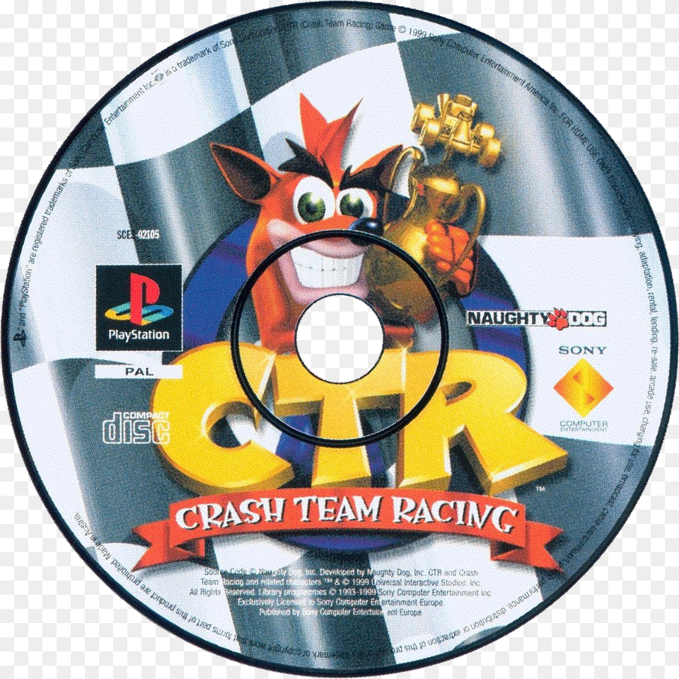 Crash Team Racing Disc, Disk, Dvd, Adult, Female Free Transparent Png