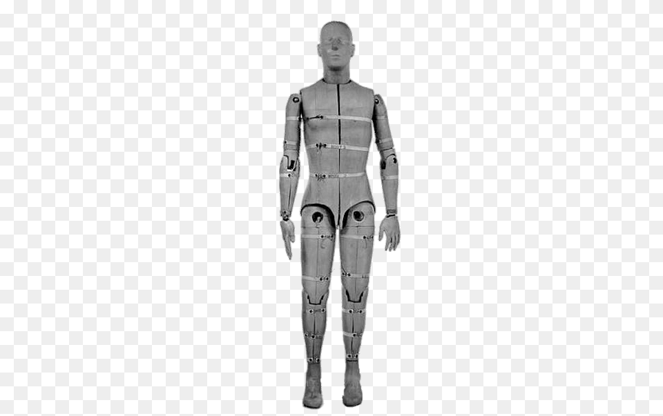 Crash Test Dummy Black And White Image, Adult, Male, Man, Person Free Transparent Png
