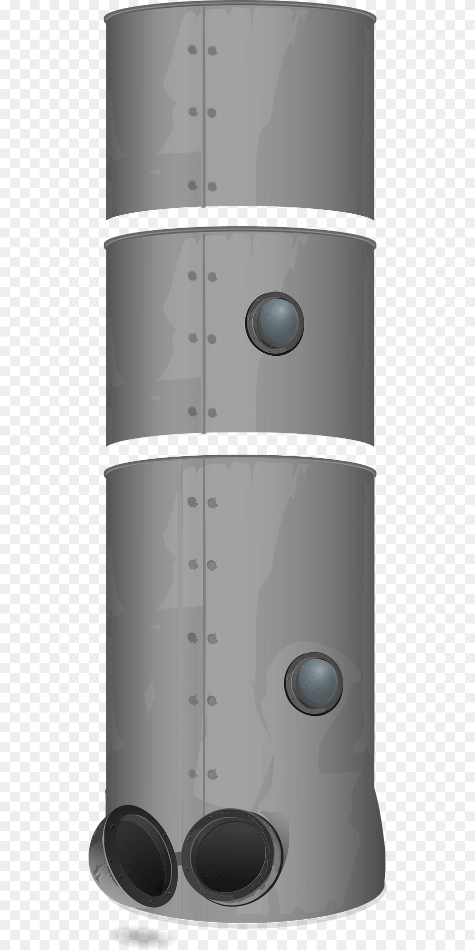 Crashed Spaceship Pillar Clipart, Electronics, Speaker, Bottle, Shaker Png