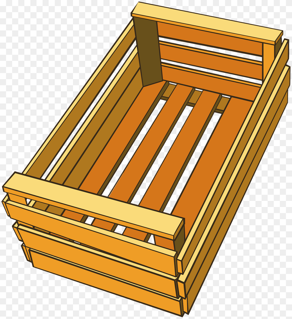 Crate Clipart, Box, Wood, Bulldozer, Machine Free Png Download