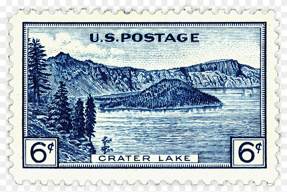 Crater Lake National Park Stamp, Postage Stamp Free Png Download