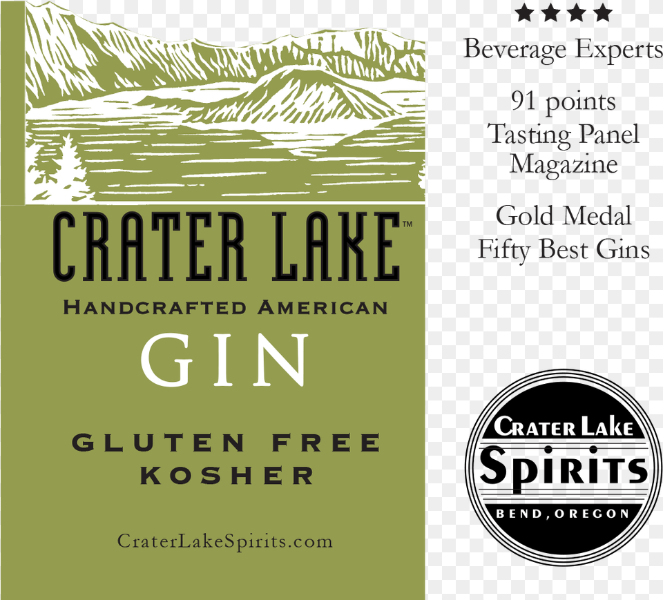 Crater Lake Vodka, Advertisement, Book, Poster, Publication Free Png Download