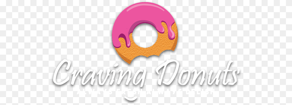 Craving Donuts Circle, Food, Sweets, Donut, Logo Free Transparent Png