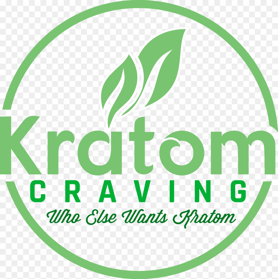 Craving Kratom Circle, Green, Grass, Plant, Herbal Free Png