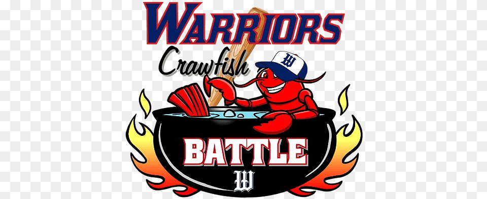 Crawfish Battle Warriors Baseball Academy Language, People, Person, Publication, Book Png