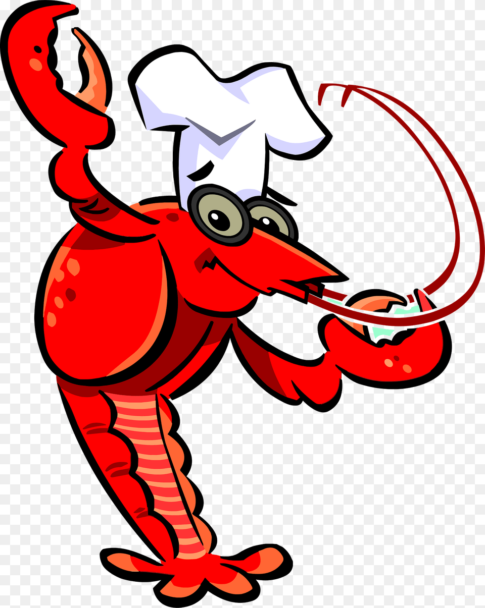 Crawfish Chef Clipart, Food, Seafood, Animal, Sea Life Png Image