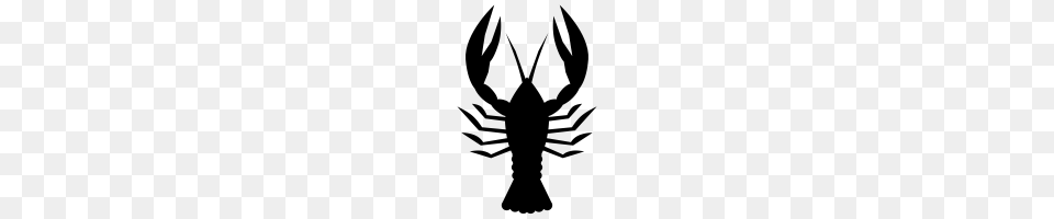 Crawfish Clip Art Black And White Crayfish Clipart Etc, Gray Free Png