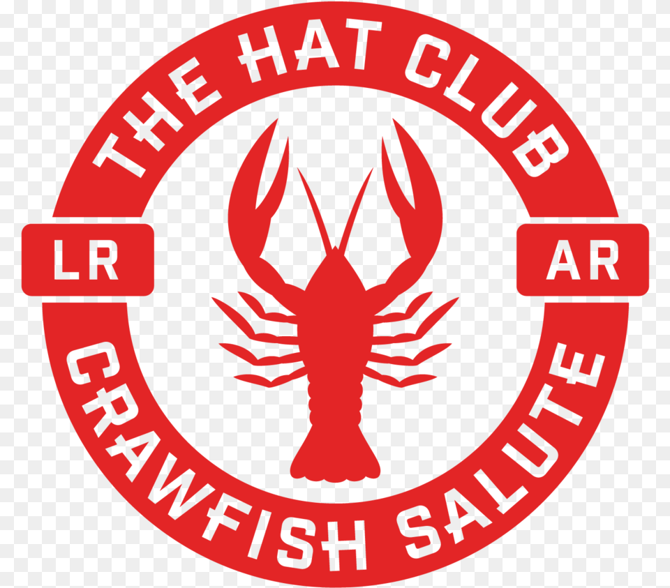 Crawfish Salute Logo Crab, Animal, Crawdad, Food, Invertebrate Free Png Download