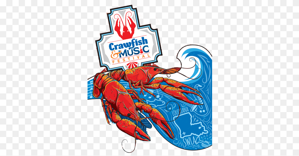 Crawfish U0026 Music Festival Update Big, Food, Seafood, Animal, Invertebrate Png Image