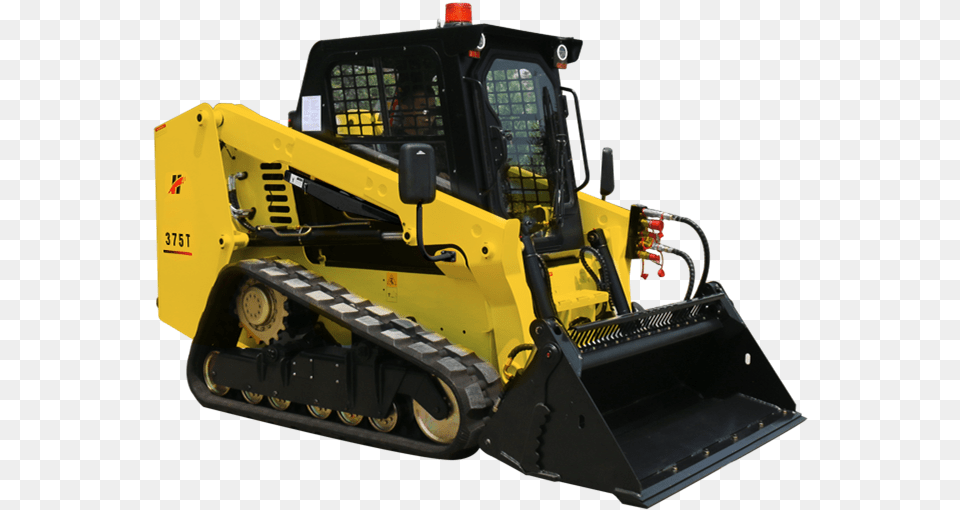 Crawler Skid Steer Loader Bulldozer, Machine, Wheel, Person Free Png Download