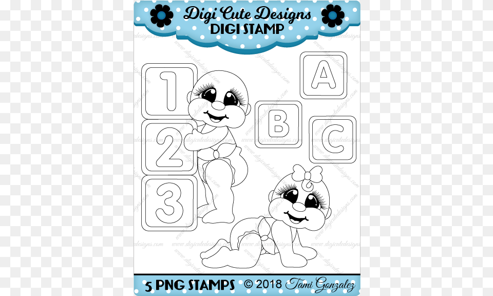 Crawling Babies Digi Stamp Baby Blocks Candy Corn, Text, Symbol, Number, Comics Png Image